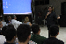 A Pró-Reitora de Ensino, Sônia Almeida, deu as boas vindas aos estudantes, desejando uma excelente jornada acadêmica. - Foto por: Edson Igor